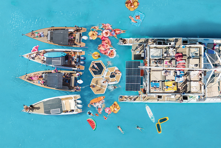 YACHT-ON Floating Festival experience in Protaras / Ayia Napa, Cyprus